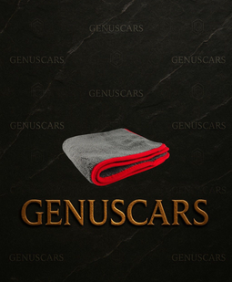 Microfiber Towel 40*40 1200 G – 1200 G Towel Set on GenusCars Branded Marble Background