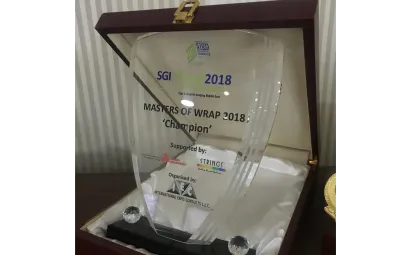 Mohamed Abu Mosalem GenusCars Founder Award Masters of Wrap 2018 Champion