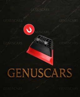 Crush Squeegee With Magnetic 80A – Magnetic Squeegee Set on GenusCars Branded Marble Background