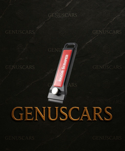 Plastic Razor Blade Scraper – Plastic Scraper Set on GenusCars Branded Marble Background