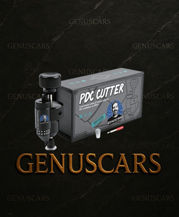 Genus sensor cut – precision cutting sensor on GenusCars Branded Marble