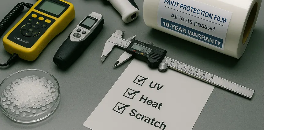 Genus PPF quality test scratch resistant UV protection 10 Year warranty